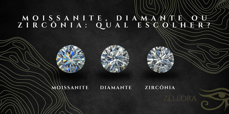 Moissanite x Diamante x Zircônia: Qual a Diferença e Qual Escolher?