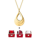 Colar Personalizado até 3 Nomes + Caixa Amor de Rosas – Eternare Zéllora®