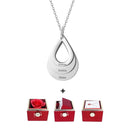 Colar Personalizado até 3 Nomes + Caixa Amor de Rosas – Eternare Zéllora®