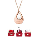 Colar Personalizado até 3 Nomes + Caixa Amor de Rosas – Eternare Zéllora®