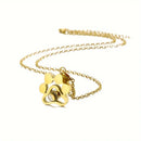 Colar Patinhas com Pingente Personalizado em Aço Inoxidável – Zéllora®