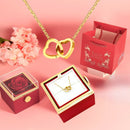 Colar Personalizado com Nomes + Caixa Amor de Rosas – Zéllora®