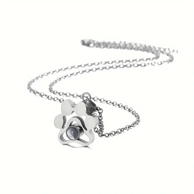Colar Patinhas com Pingente Personalizado Zéllora® em Aço Inoxidável