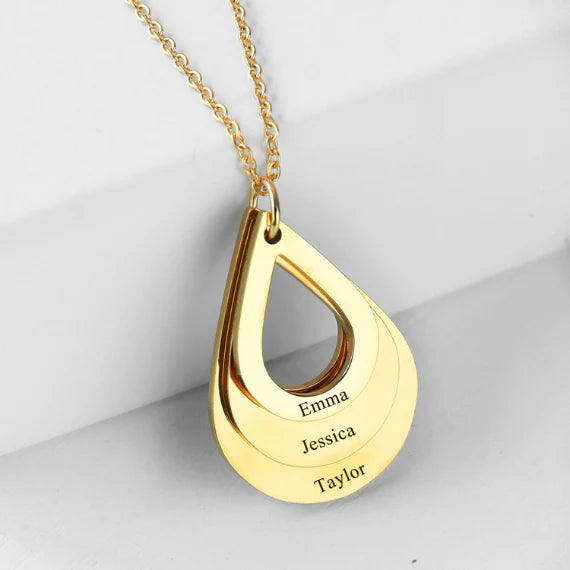 Colar Personalizado até 3 Nomes + Caixa Amor de Rosas – Eternare Zéllora®