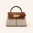 Bolsa de Mão Feminina Bicolor com Fecho Metálico – Trésalle Zéllora®