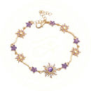 Pulseira da Rapunzel Semijoia Banhada a Ouro 18K