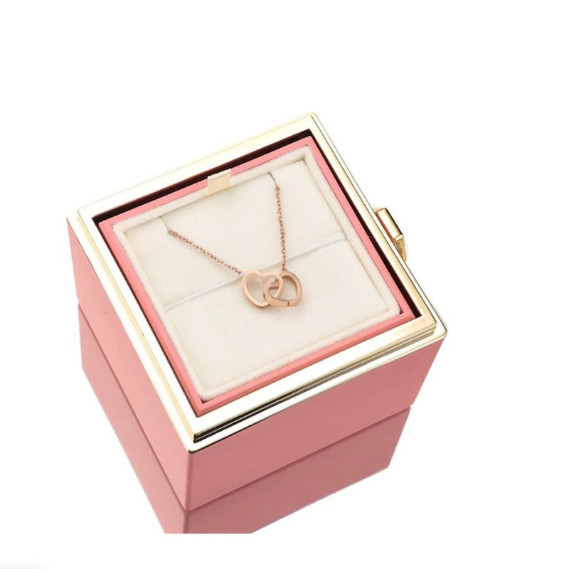 Colar Personalizado com Nomes + Caixa Amor de Rosas – Zéllora®