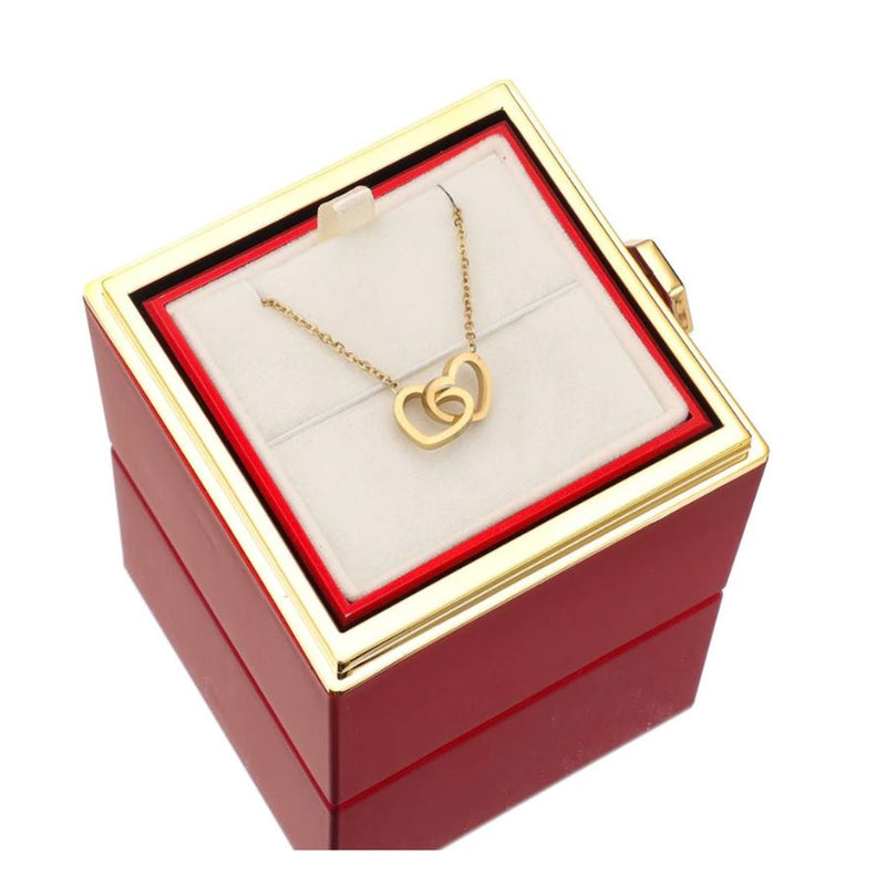 Colar Personalizado com Nomes + Caixa Amor de Rosas – Zéllora®