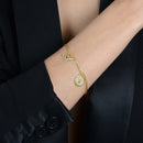 Pulseira Dourada Religiosa Pai Nosso e Espírito Santo - Galeria