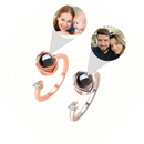 anel ajustável personalizado em aço inox