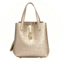 Bolsa feminina Chavél Myrenne Zéllora® em couro sintético PU com monograma em relevo, design tote elegante e sofisticado, ideal para uso diário ou profissional