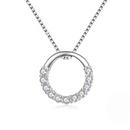 Colar em Prata 925 Esterlina com Zircônia – Lúmina Zéllora®