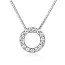 Colar em Prata 925 Esterlina com Zircônia – Lúmina Zéllora®