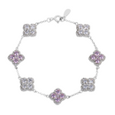 Pulseira em Prata 925 Esterlina Banhada a Ouro com Moissanites – Astrée Zéllora®