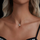 Colar em Prata 925 Esterlina com Moissanite – Auryn Zéllora®