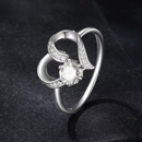 Anel em Prata 925 Esterlina com Moissanite – Auryn Zéllora®