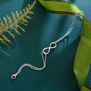 Pulseira Ajustável em Prata 925 Esterlina com Zircônias – Amaya Zéllora®