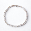 Pulseira em Prata 925 Esterlina Banhada a Ouro com Moissanite – Mirabelle Zéllora®