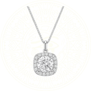 Colar feminino minimalista em Prata Esterlina 925 com pingente geométrico de zircônia, brilho delicado e sofisticado, joia elegante Zéllora®.