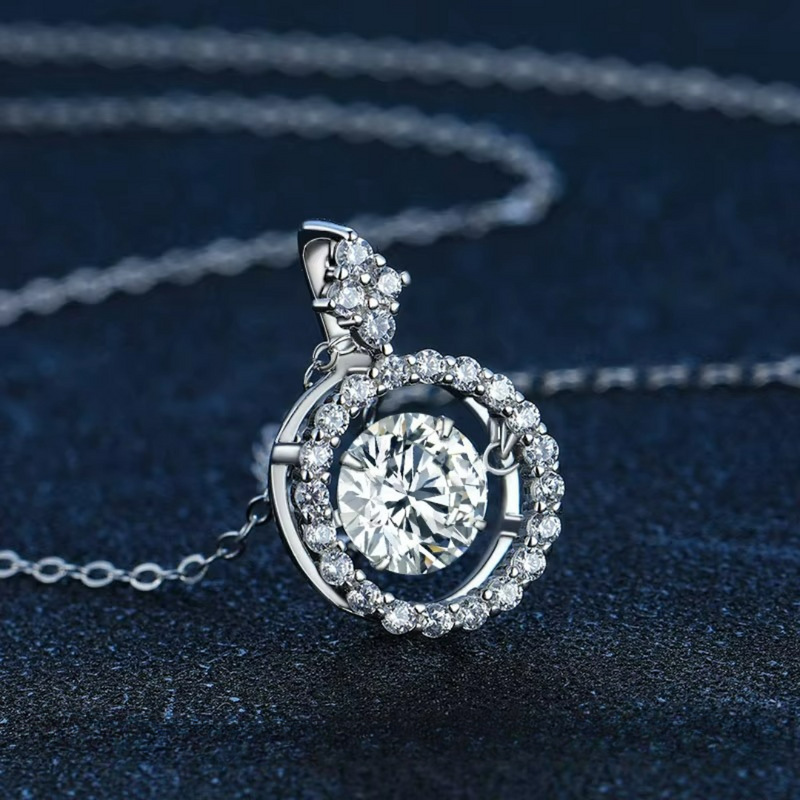 Colar em Prata 925 Esterlina com Moissanite – Daphné Zéllora®