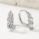 Brinco em Prata 925 Esterlina Banhada a Ouro com Moissanites – Asteria Zéllora®