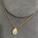 Colar em Prata 925 Esterlina Banhada a Ouro com Moissanites – Dendera Zéllora®