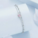 Pulseira em Prata 925 Esterlina com Zircônia – Roséa Zéllora®