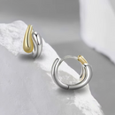 Brinco em Prata 925 Esterlina Banhada a Ouro 14K – Orianna Zéllora®