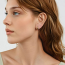 Brinco em Prata 925 Esterlina Banhada a Ouro 14K – Orianna Zéllora®