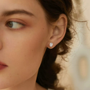 Brinco em Prata 925 Esterlina Banhada a Ouro com Zircônia – Éloise Zéllora®