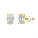 Brinco em Prata 925 Esterlina Banhada a Ouro com Zircônia – Éloise Zéllora®