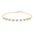 Pulseira em Prata 925 Esterlina com Moissanites – Kaelis Zéllora®