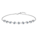 Pulseira em Prata 925 Esterlina com Moissanites – Kaelis Zéllora®