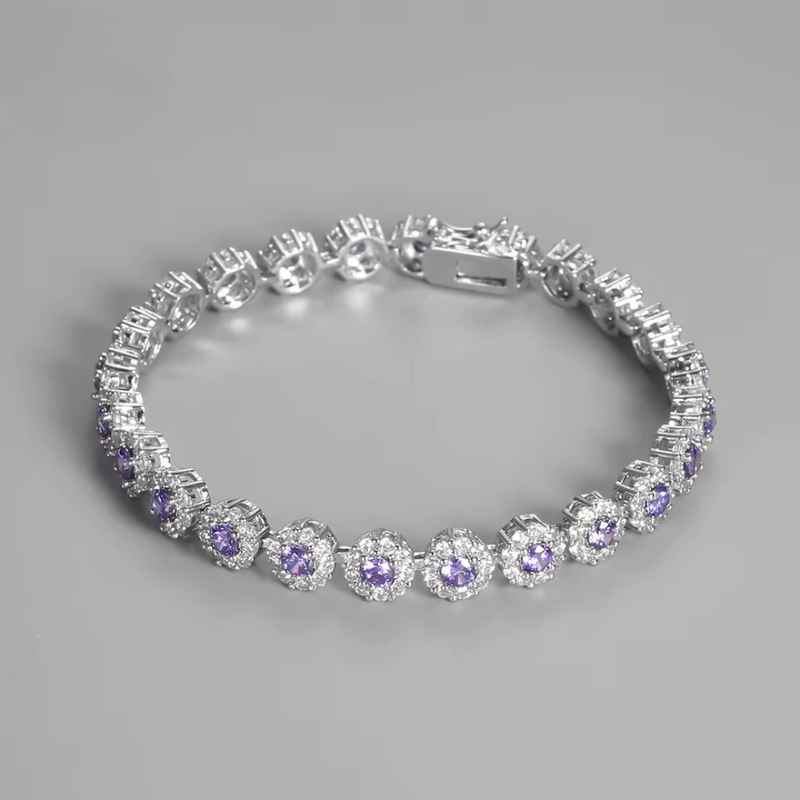 Pulseira em Prata 925 Esterlina com Zircônias – Astraea Zéllora®