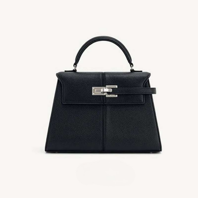 Bolsa de Mão Feminina Bicolor com Fecho Metálico – Trésalle Zéllora®