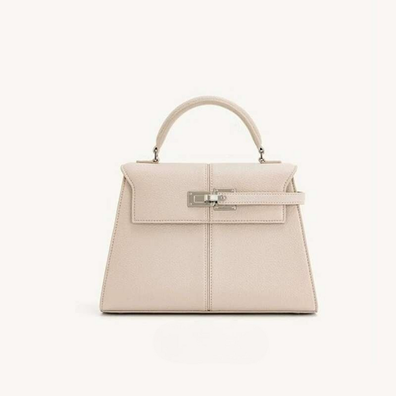 Bolsa de Mão Feminina Bicolor com Fecho Metálico – Trésalle Zéllora®