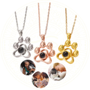 Colar Patinhas Pet com Pingente Personalizável ou Chaveiro Personalizável em Aço Inoxidável 316L