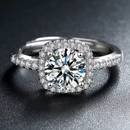 Anel em Prata 925 Esterlina com Moissanite – Athena Zellora®