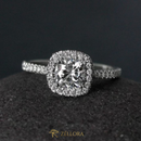 Anel em Prata 925 Esterlina com Moissanite – Athena Zellora®
