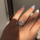 Anel em Prata 925 Esterlina com Moissanite – Athena Zellora®