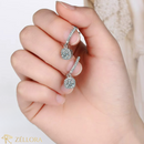 Brinco de Argola em Prata 925 Esterlina com Zircônias – Lysia Zéllora®