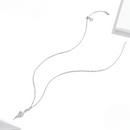 Colar Cobra em Prata 925 Esterlina com Zircônias – White Mamba Zéllora®