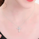 Colar Crucifixo em Prata 925 Esterlina com Zircônias – Seraphina Zéllora®