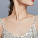 Colar Cobra em Prata 925 Esterlina com Zircônias – White Mamba Zéllora®