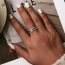 Anel Ajustável Cobra em Prata 925 Esterlina com Zircônias – White Mamba Zéllora®