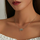 Colar Hórus em Prata 925 Esterlina com Cristal Opala – Zéllora®