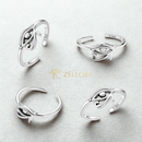 Anel Ajustável Hórus em Prata 925 Esterlina – Zéllora®