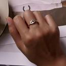 Anel Ajustável Hórus em Prata 925 Esterlina – Zéllora®