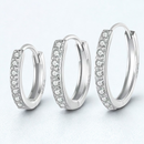 Brinco em Prata 925 Esterlina Banhada a Ouro com Zircônia – Aria Zéllora®