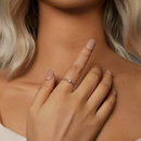 Anel em Prata 925 Esterlina com Moissanite – Anuket Zéllora®